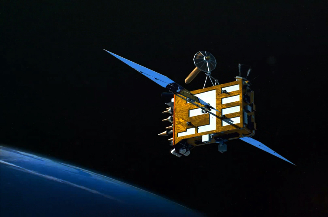 3D модель спутника системы «ГЛОНАСС»