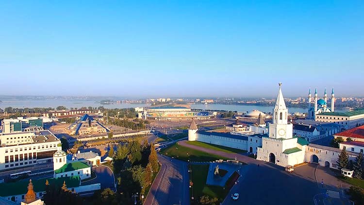 Панорама Казанского Кремля.