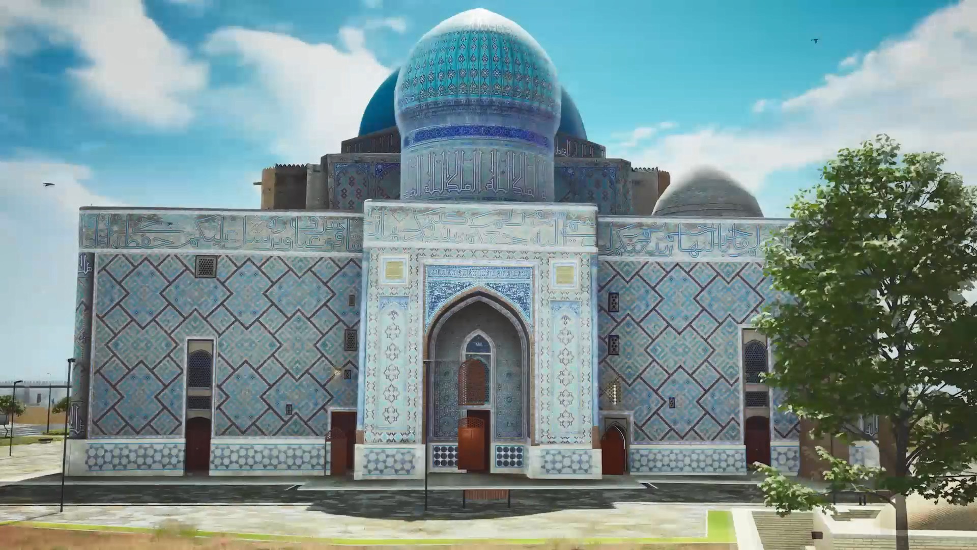 Комплекс Азарет Султан – один из наиболее значимых среди исторических сооружений.