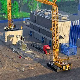 3D ролик о создании цифровой подстанции для Газпромнефть-Энергосервис
